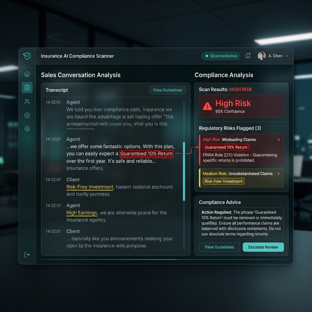 Regulatory Compliance Guard UI